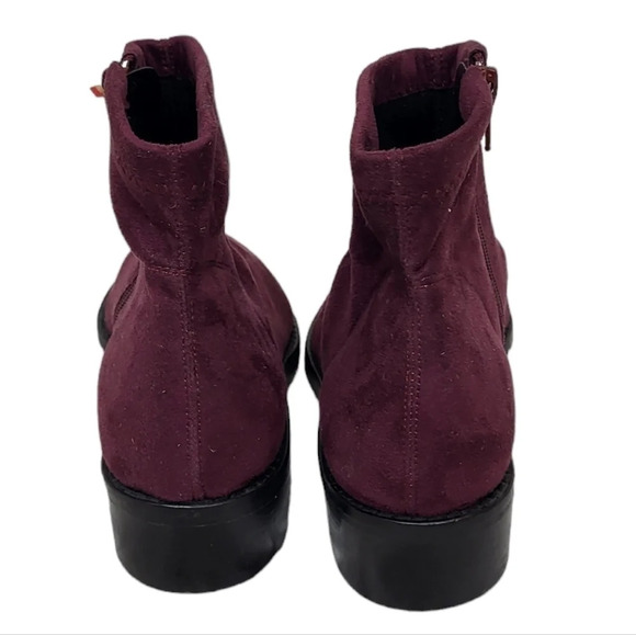 Ron White Giorgi Mulberry Vegan Leather Ankle Boot - Picture 6 of 6